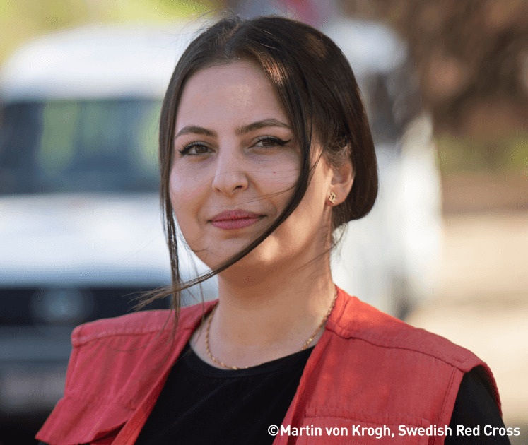 Syrian Red Crescent Volunteer Roaa Kheirbek